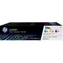 Original HP Toner 126A CMY, Multipack, cyan, magenta, gelb