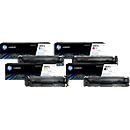 Original HP Toner 207A CMYK, Mixpack, noir, cyan, magenta, jaune