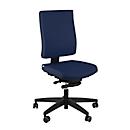 Original Steifensand bureaustoel CETO CT1310, synchroonmechanisme, zonder armleuningen, lordosesteun, donkerblauw