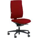 Original Steifensand office chair CETO CT2350, synchronised mechanism, without armrests, sitting time: +8 hours, red