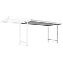 Outdoor shelter system Leipzig model, single sided, add-on unit, D 2200 mm, W 4300 mm, galvanised