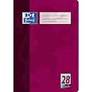 Oxford-schriften, DIN A4, 90 g/m², liniaal 28 kwadraat met marge rechts en links, 15 stuks van 16 vellen