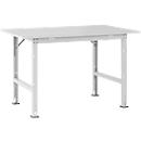 Packpool Mesa de empacotamento, largura 1500 - 2000 mm, altura ajustável 760 - 870 mm, muito estável