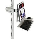 Packpool Monitorträger, Tastatur- u. Mousefläche, 15–24" Monitore, VESA 100 mm