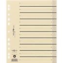 PAGNA Easy Rip dividers, DIN A4 format, line print, 10 pieces, black