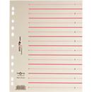 PAGNA Easy Rip dividers, DIN A4 format, line print, 100 pieces, red