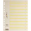 PAGNA Easy Rip dividers, DIN A4 format, line print, 100 pieces, yellow