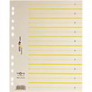 PAGNA Easy Rip Trennblätter, DIN A4-Format, Linienaufdruck, 100 Stück, gelb