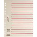 PAGNA Easy Rip Trennblätter, DIN A4-Format, Linienaufdruck, 100 Stück, rot