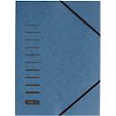 PAGNA elastomap, A4, elastieksluiting, 25 stuks, blauw