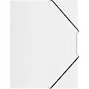 Pagna folder with 3 flaps and elastic band, A4, PP, transparent