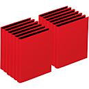 PAGNA Ringbuch, 2er-Mechanik, DIN A4, Rückenbreite 35 mm, 12 Stück, rot