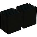 PAGNA Ringbuch, 2er-Mechanik, DIN A4, Rückenbreite 35 mm, 12 Stück, schwarz
