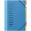 PAGNA sorteermap Color, voor A4, 7 waaiers, polypropeen, blauw