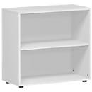 PALENQUE boekenkast, 2 OH, B 800 x D 400 x H 752 mm, lichtgrijs