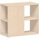 PALENQUE extension cabinet, three-sided opening, W 400 x D 800 x H 720 mm, maple
