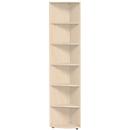 PALENQUE hoek boekenkast, 6 OH, B 400 x D 400 x H 2160 mm, ahorndecor