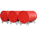 Palete para 3 bidões de 200 l