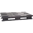 Paletes de 4 entradas com patins, 800 x 1200 mm