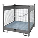 Palette à fûts Bauer FSP-4 D, pour 4 fûts de 200 L, gris
