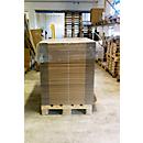 Pallet afdekfolie, transparant, 40 micron, 1200 x 1600 mm, 250 stuks