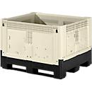 Palletbox met poten, inklapbaar, 565 liter