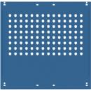 Panel lateral, para mesas de trabajo Universal Spezial/Ergo, p. profundidad 800 mm, An 592 x Al 628, azul brillante RAL 5007