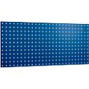 Panel perforado, para montaje, 991 x 457 mm, azul genciana RAL 5010