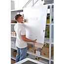 Panneau à suspendre ORDO Professional - acier - l. 750 x P 800 x H 40 mm - réglable en hauteur - charge max. 140 kg - blanc trafic RAL 9016