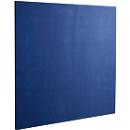 Panneau acoustique mural - polyester aspect feutre - carré - l. 500 x H 500 mm - - difficilement inflammable selon DIN 4102 (B1) -bleu de sécurité RAL 5005