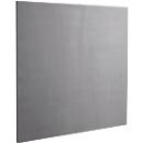 Panneau acoustique mural - polyester aspect feutre - carré - l. 500 x H 500 mm - - difficilement inflammable selon DIN 4102 (B1) -gris de sécurité RAL 7004
