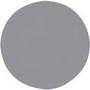 Panneau acoustique mural rond, Ø 1000 mm, polyester non tissé, aspect feutre, gris RAL 7004