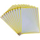 Panneau d'affichage Tarifold Easy Load Pro, DIN A4, 10 pièces, verrou d'angle, pivot métallique, jaune