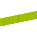 Panneau écran acoustique, l. 1600 x H 400 mm, vert