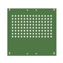 Panneau latéral, pour tables de travail Universal Spezial/Ergo, pour profondeur de 800 mm, L. 592 x H 628, vert réséda RAL 6011