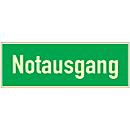 Panneau « Notausgang » (« Sortie de secours »), film, phosphorescent (FHL)