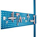 Panneau perforé à outils, pour largeur de table de 1750 mm, pour les séries Universal/Profi, bleu clair RAL 7035