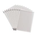 Panneaux d'affichage antibactériens Tarifold, pour système de panneaux d'affichage Sterifold, format portrait A4, à dessus ouvert, PVC, blanc, 10 pcs.