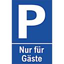 Panneaux pour parking, « Nur für Gäste » (« Réservé aux clients » [gastronomie et hôtellerie])