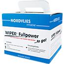 Paños de limpieza WIPEX Fullpower, sin pelusa, extremadamente resistentes al desgarro, caja dispensadora