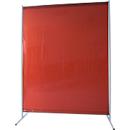 Pantalla protectora para soldadura, de 1 pieza, cortina de lámina de 0,4 mm de grosor, DIN EN ISO 25980, An 1450 x P 600 x Al 1900 mm, azul/rojo