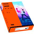 Papel de copia de color tecno colors, DIN A4, 80 g/m², naranja intenso, 1 paquete = 500 hojas