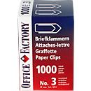 Paper clips, 32 mm, 1000 pieces