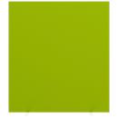 Paperflow Cloison de séparation design, revêtement en tissu, difficilement inflammable selon DIN 4102 (B1), l. 1600 mm x P 390 x H 1740 mm, vert