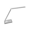 Paperflow Lampe de bureau LED Olga, 12 W, 400 lm, 3000-5000 K, 5 modes de couleur, intensité lumineuse réglable sur 6 niveaux, orientable, inclinable, USB, gris