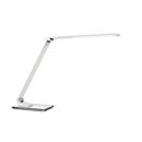 Paperflow Lampe LED de bureau Olga, 12 W, 400 lm, 3000-5000 K, 5 modes de couleur, intensité lumineuse réglable sur 6 niveaux, orientable, inclinable, USB, blanc