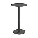 Paperflow Outdoor-Tisch Cross, rund, Tellerfuß, ⌀ 600 x H 1100 mm, schwarz/mattschwarz