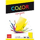 Papier coloré pour copieur Elco Color Elco switzerland, format A4, 80 g/m², jaune, 1 bloc = 100 feuilles