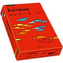 Papier coloré pour copieur Rainbow Mondi, format A4, 120 g/m², rouge intense, 1 bloc = 250 feuilles