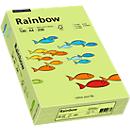 Papier coloré pour copieur Rainbow Mondi, format A4, 120 g/m², vert vif, 1 bloc = 250 feuilles
